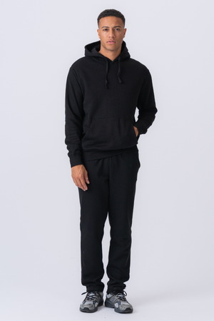 Essential Hooded Sweatset - Sort