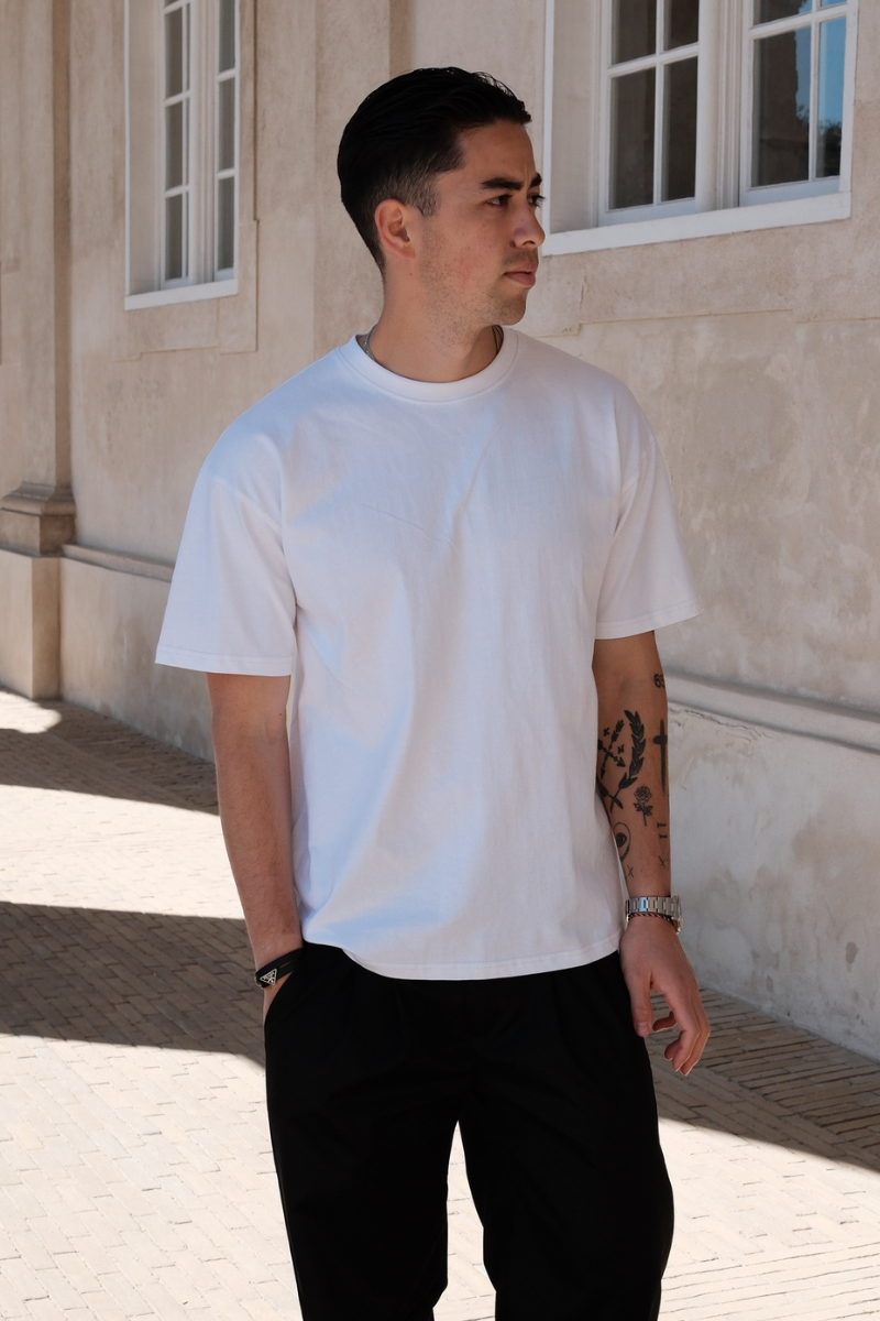 Heavy Boxfit Tee - Hvid