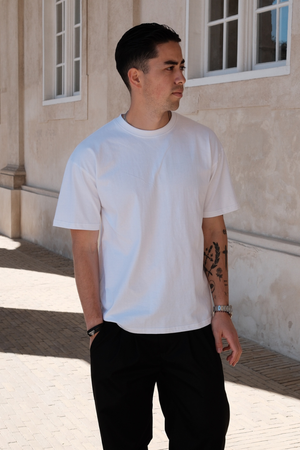 Heavy Boxfit Tee - Hvid