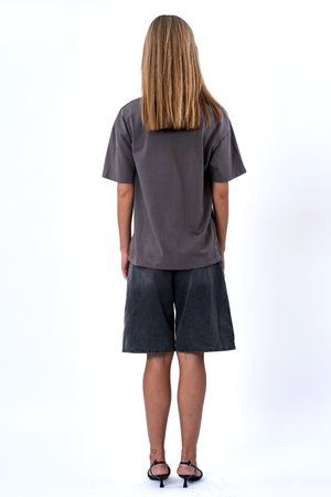 Heavy Boxfit Tee - Mørkegrå
