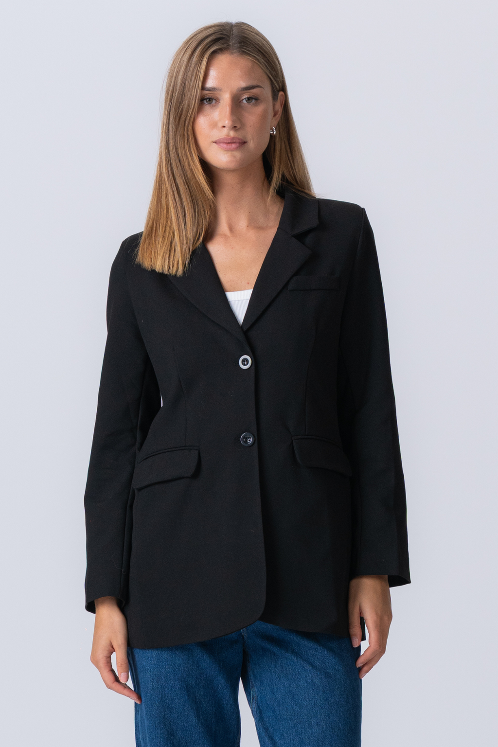 Claire Oversized Blazer - Sort