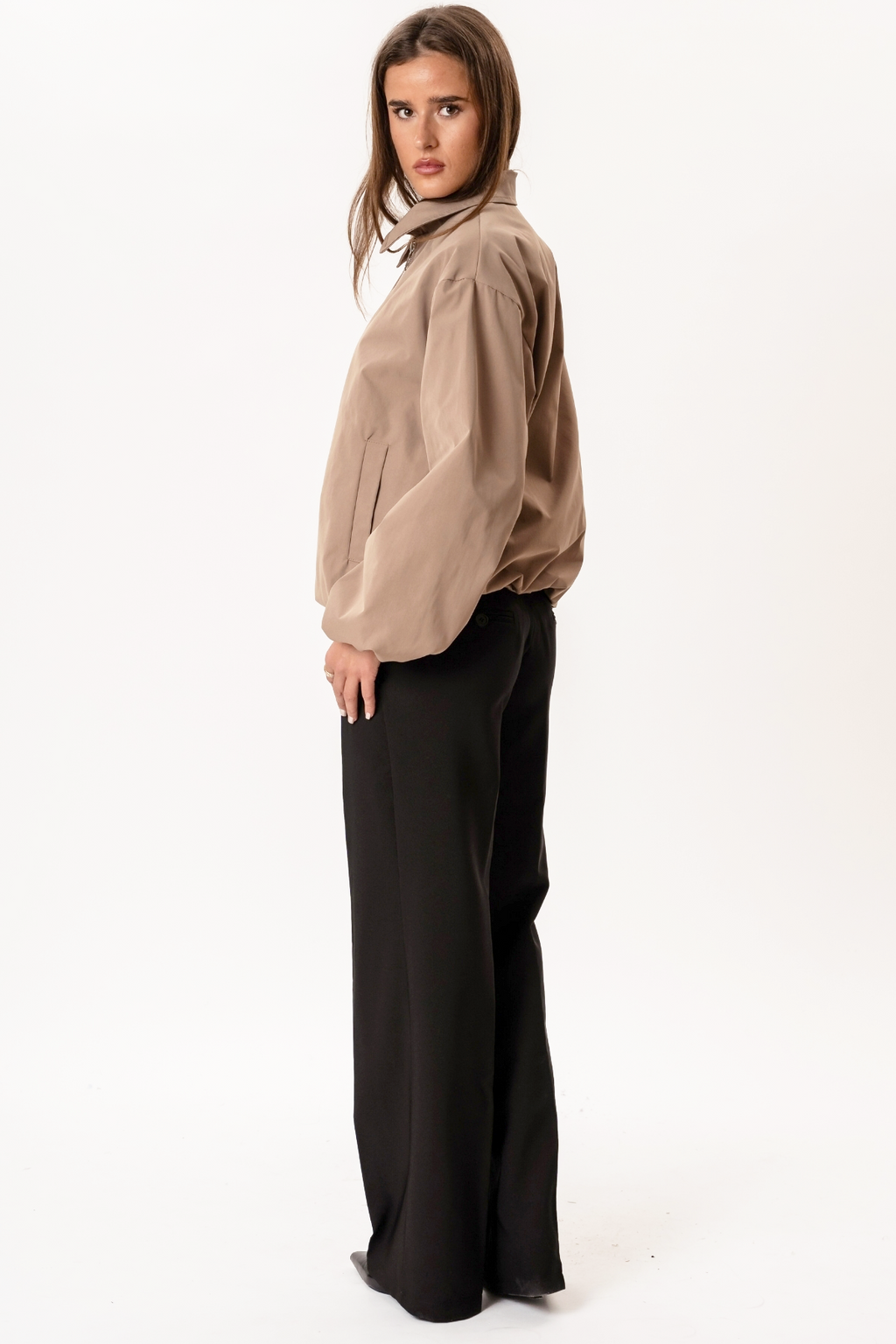 Ines Short Jacket - Camel