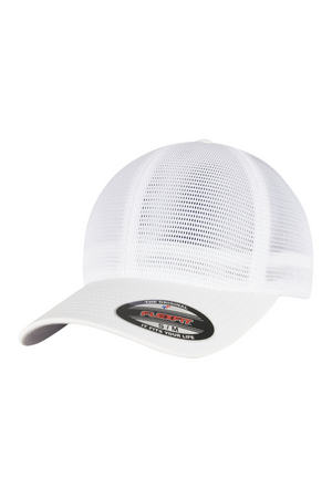 FLEXFIT 360 OMNIMESH CAP - White