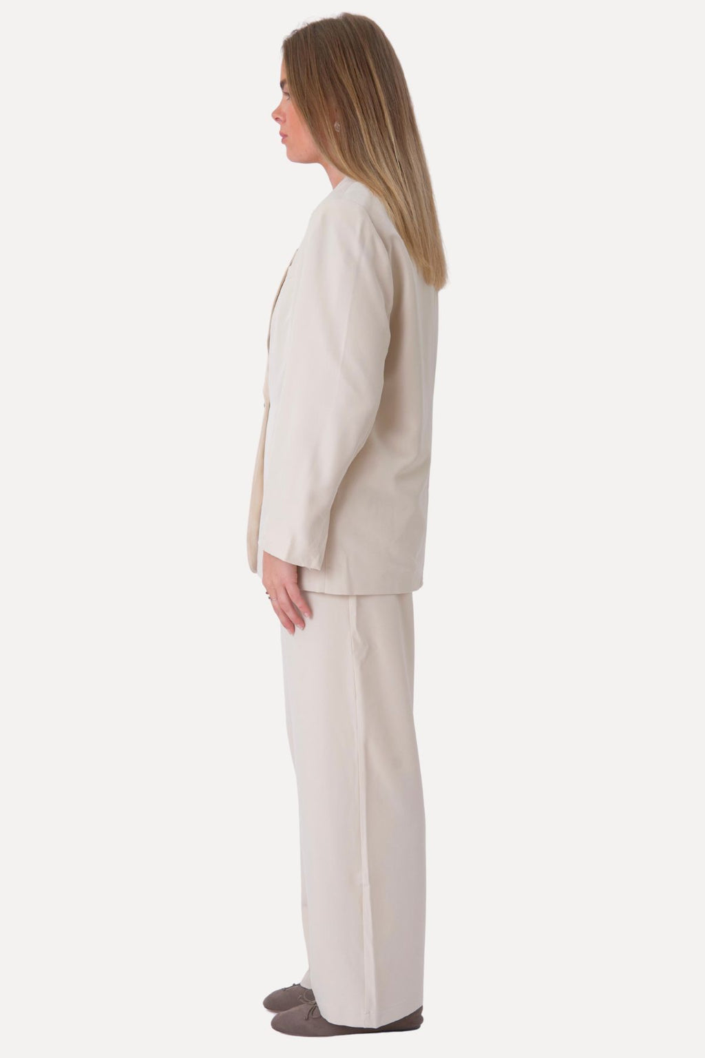 Oversized Blazer - Beige