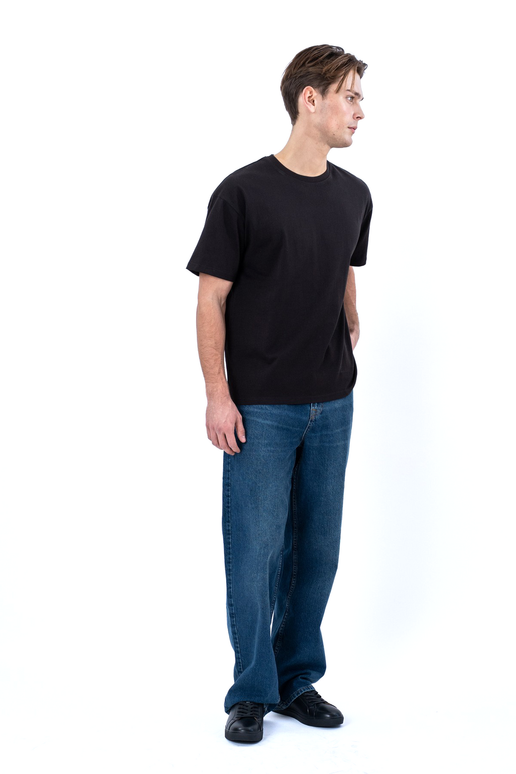 Heavy Boxfit Tee - Sort