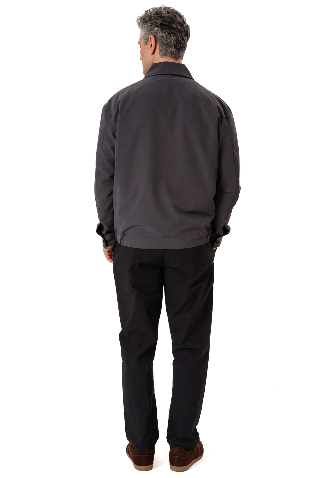 Milan Zipper Jacket - Indigo