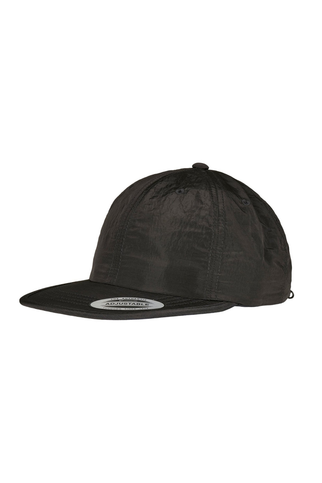 Adjustable Nylon Cap - Black