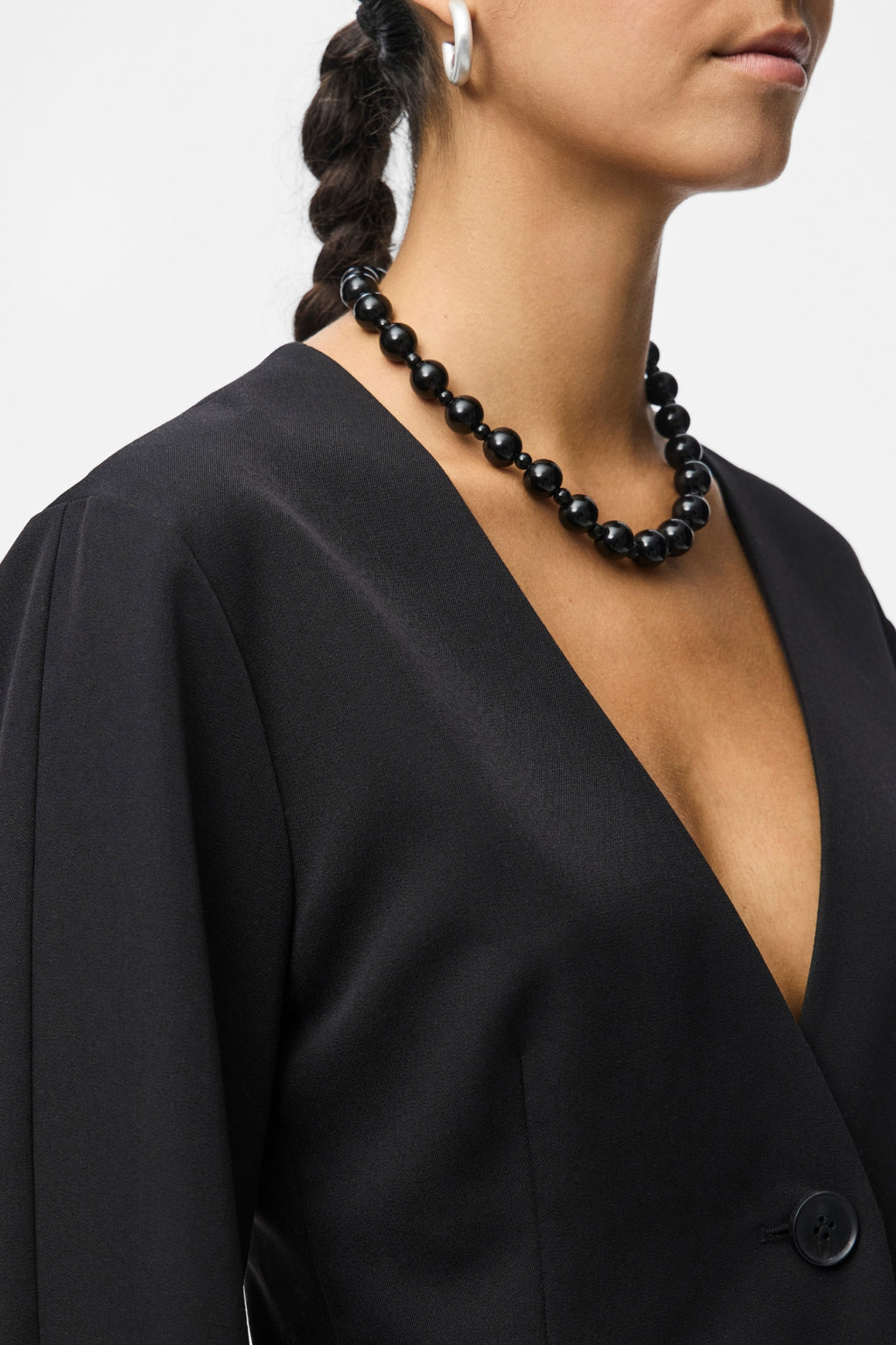 Kamil Fitted Blazer - Sort