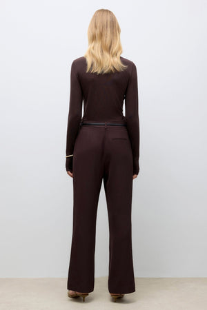 Upama Pants - Chocolate Plum