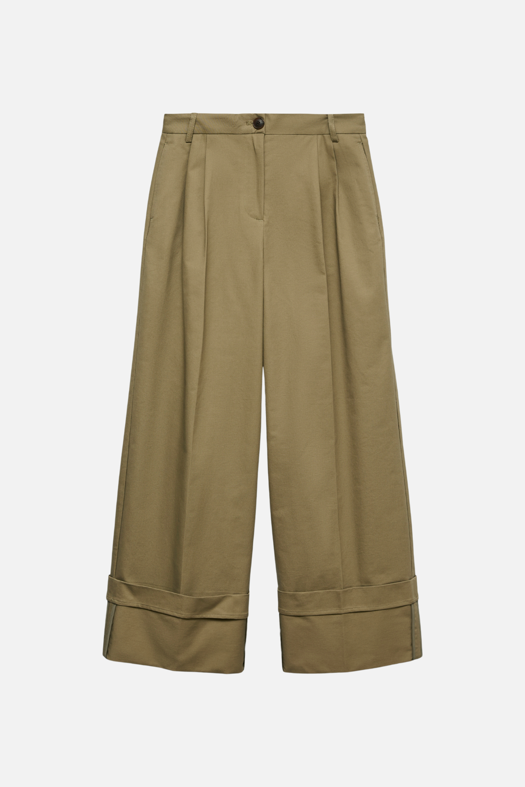 Kora Wide Fold Up Pants - Havfrue