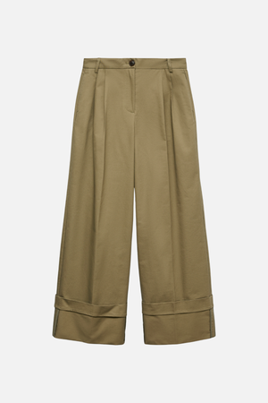 Kora Wide Fold Up Pants - Havfrue