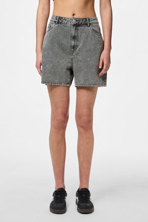 Abbi Shorts - Light Grey Denim
