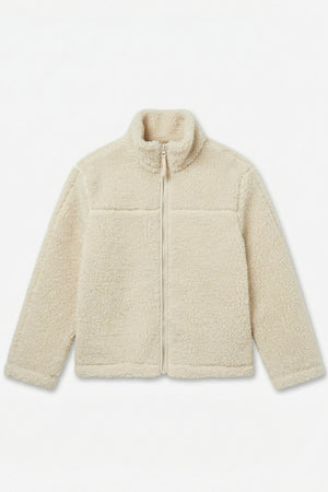 Karla Teddy Jakke - Oatmeal