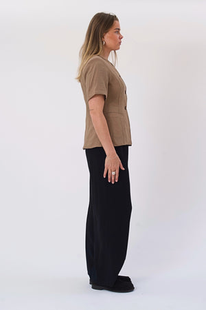 Isolde Blazer - Lysbrun