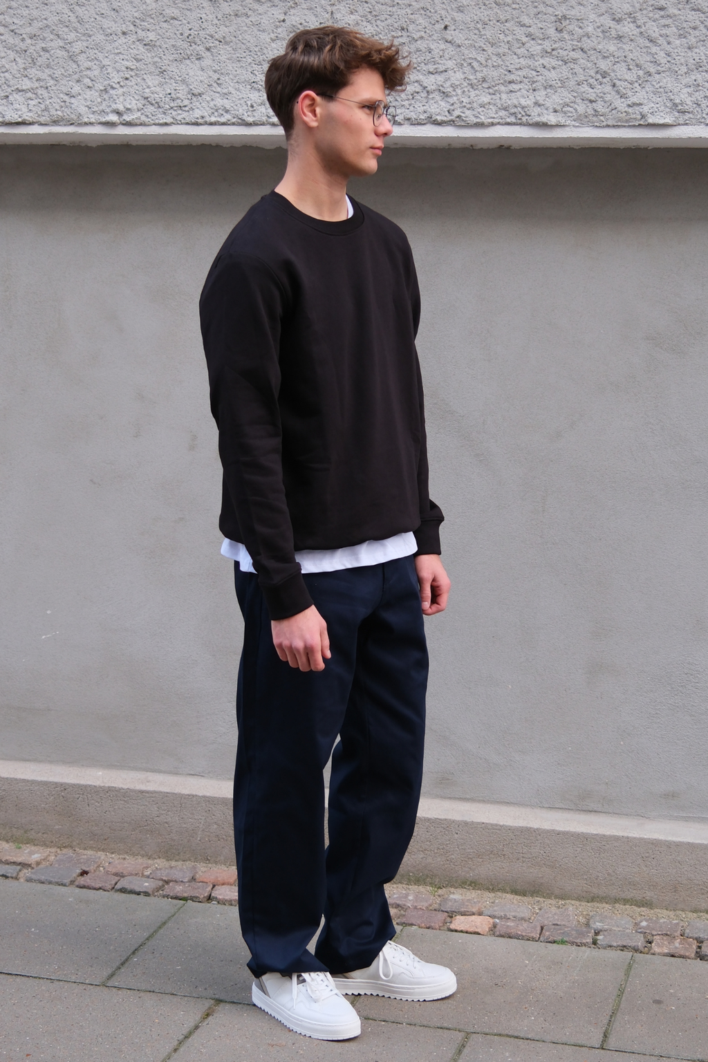 Chino Wide - Navy