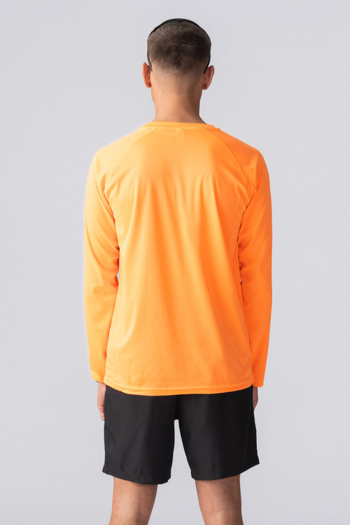 Langærmet Trænings T-shirt - Orange