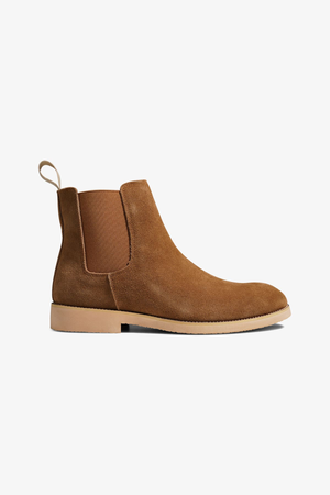 Chelsea Boots - Mørk Beige