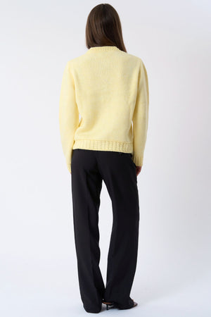 Emilie Strik Cardigan - Gul