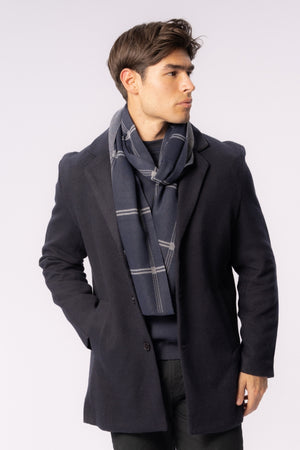 Halstørklæde - Navy Stripes - Herre