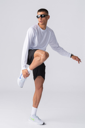 Langærmet Trænings T-shirt - Hvid