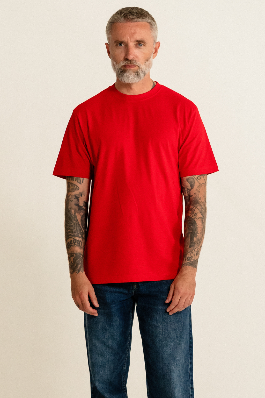 Oversized T-shirt - Danmarks Rød