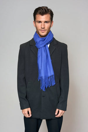 Tørklæde - Royal Blå - Herre