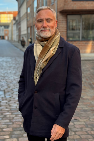 Tørklæde - Khaki - Herre