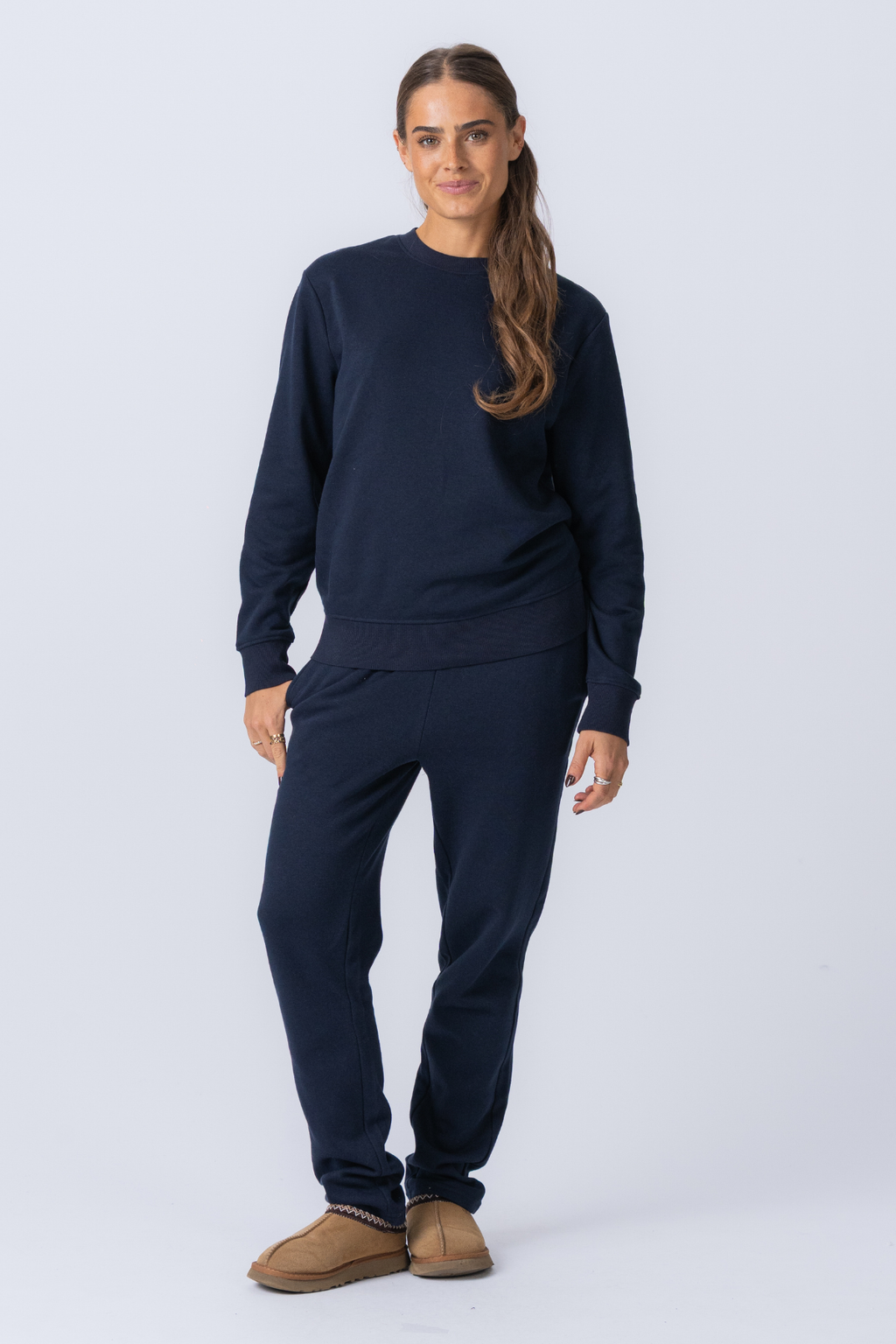Essential Sweatset til Dame - Navy