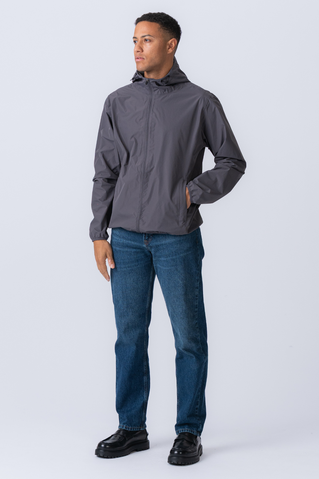 Windbreaker - Mørkegrå