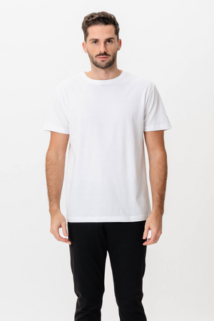 Basic Let T-shirt - Hvid