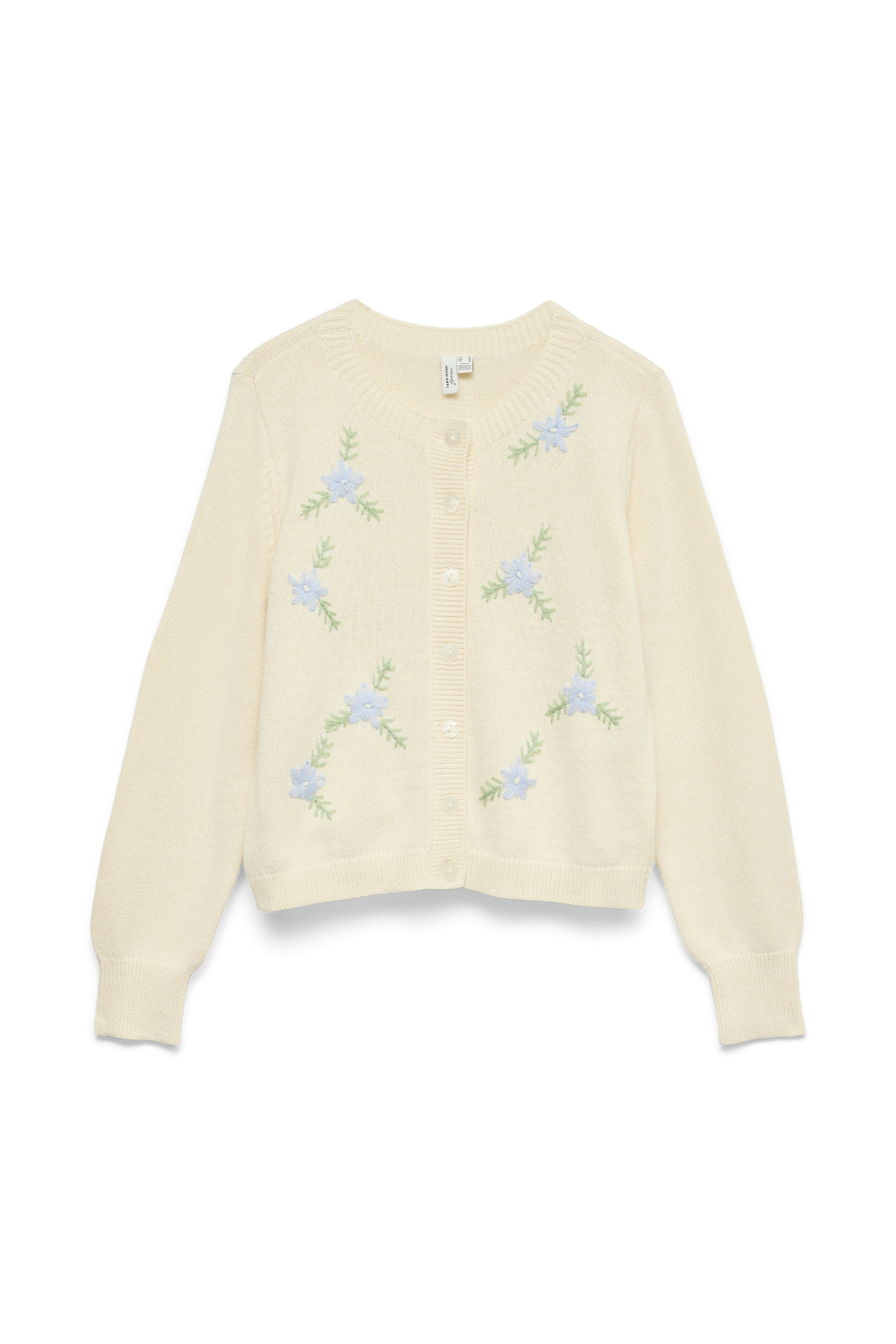 Camille O-Neck Cardigan - Birch