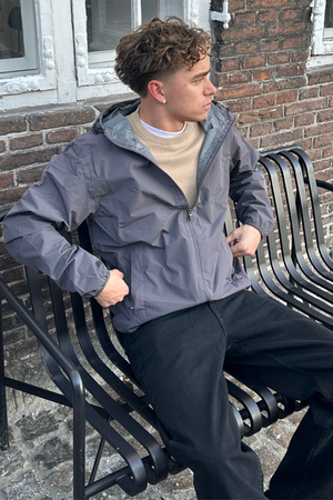 Windbreaker - Mørkegrå