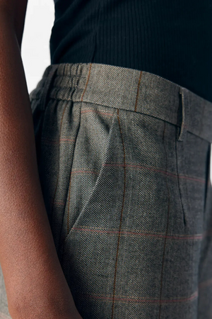 Lisa Wide Pants - Black Humus + Tannin