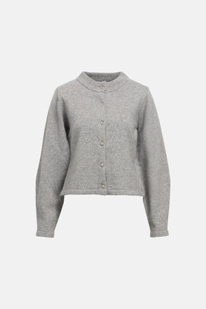 Zari Strik Cardigan - Medium Grey Melange