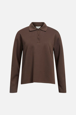 Millie Polo - Seal Brown