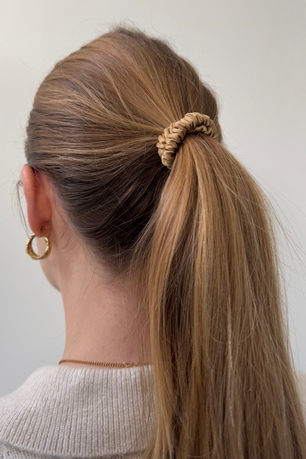 Silke elastik - Brun