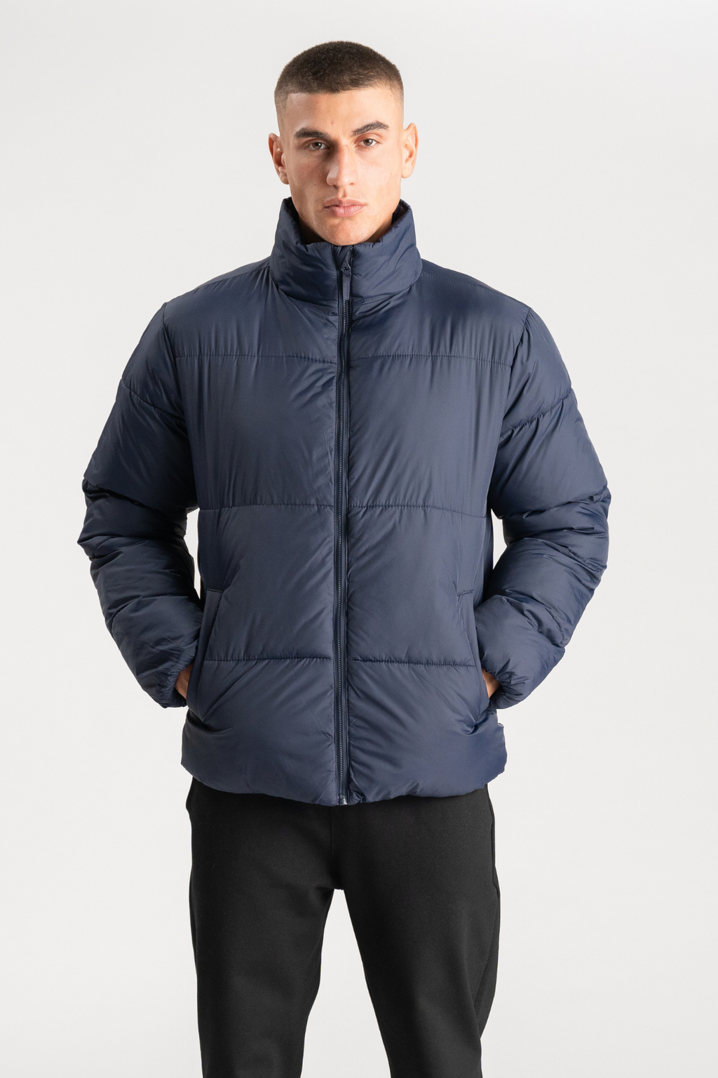 Puffer Jakke - Navy