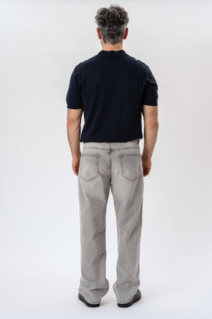 Nathan Knit Polo - Navy