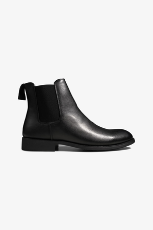 Chelsea Boots - Sort Læder