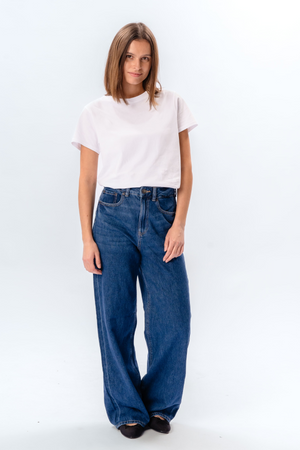 De Originale Performance Wide Jeans - Medium Blue Denim