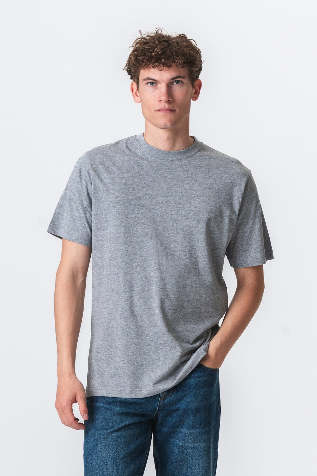 Oversized T-shirt - Oxford Grå