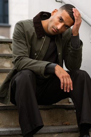 Twill Jakke - Mørk Oliven