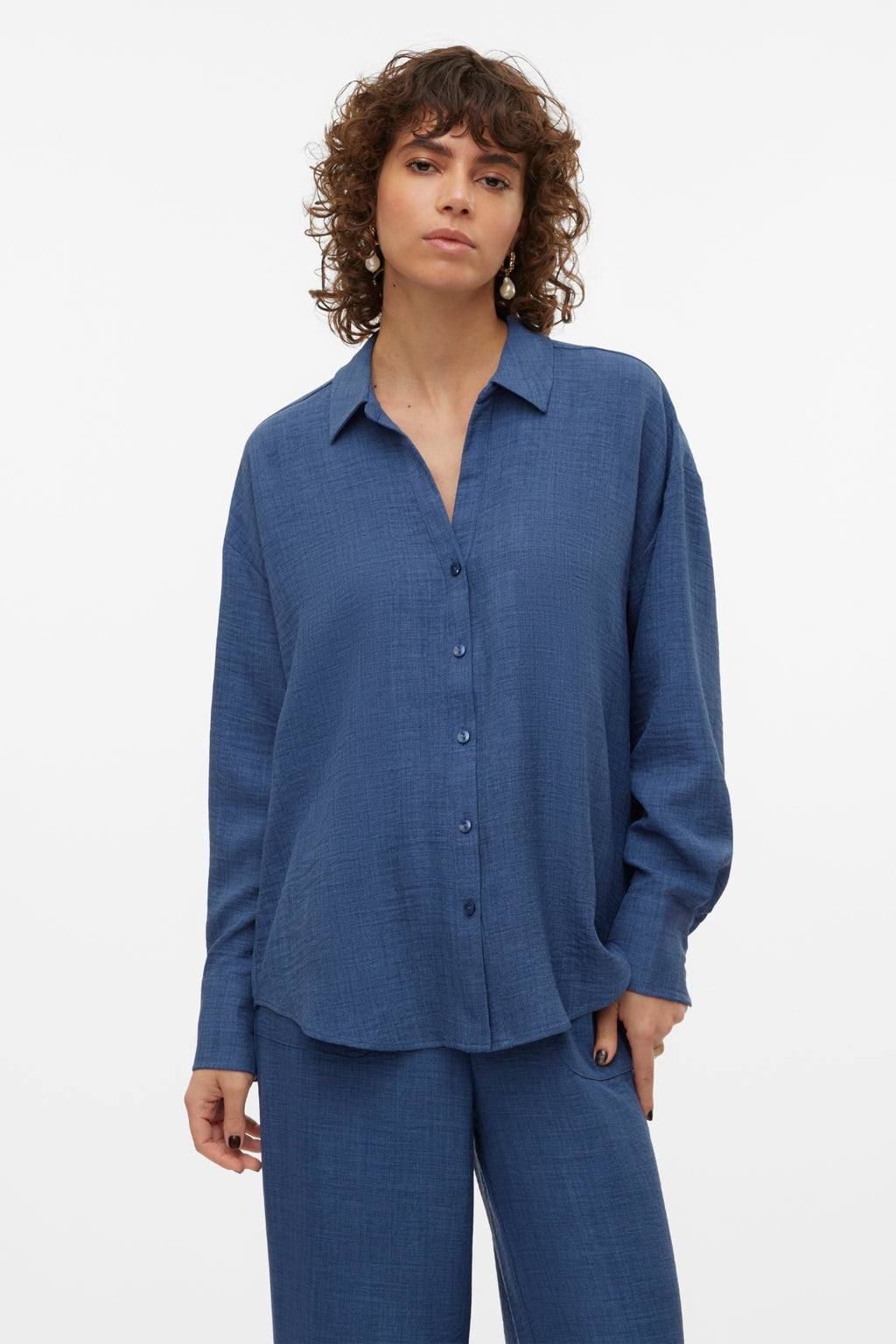 Melaney Queeny Skjorte - Navy Blazer