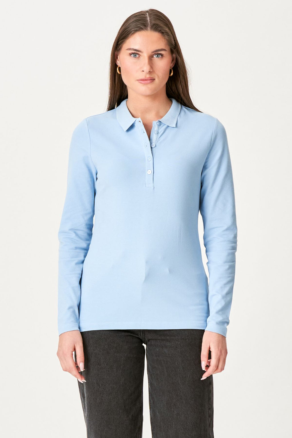 Polo Shirt - Sky Blå