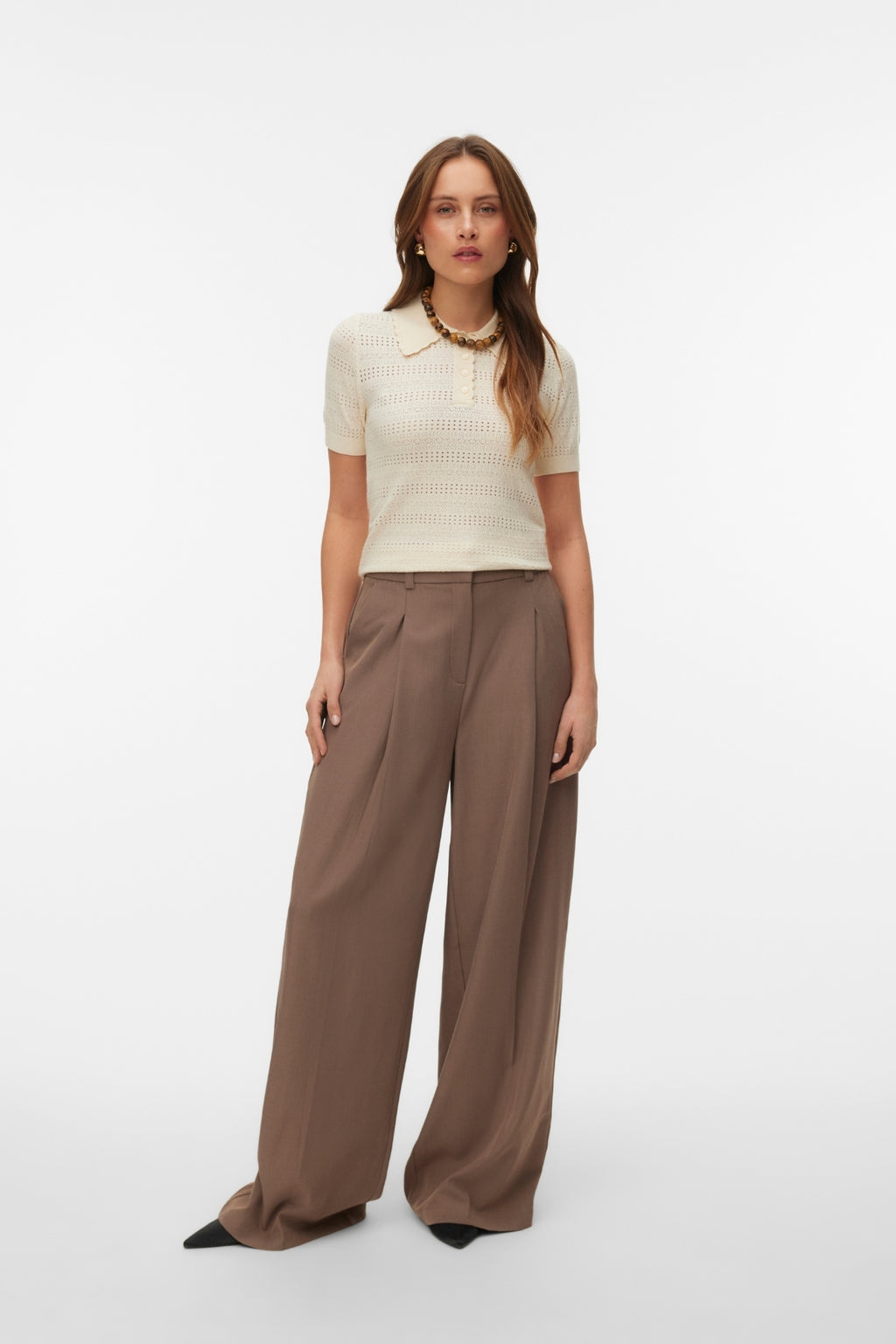 Limone Scallop Rullekrave - Birch