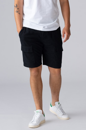 Cargo Hør Shorts - Sort