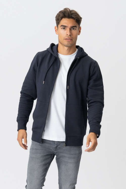 Zip Hoodie - Navy