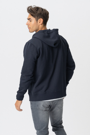 Zip Hoodie - Navy