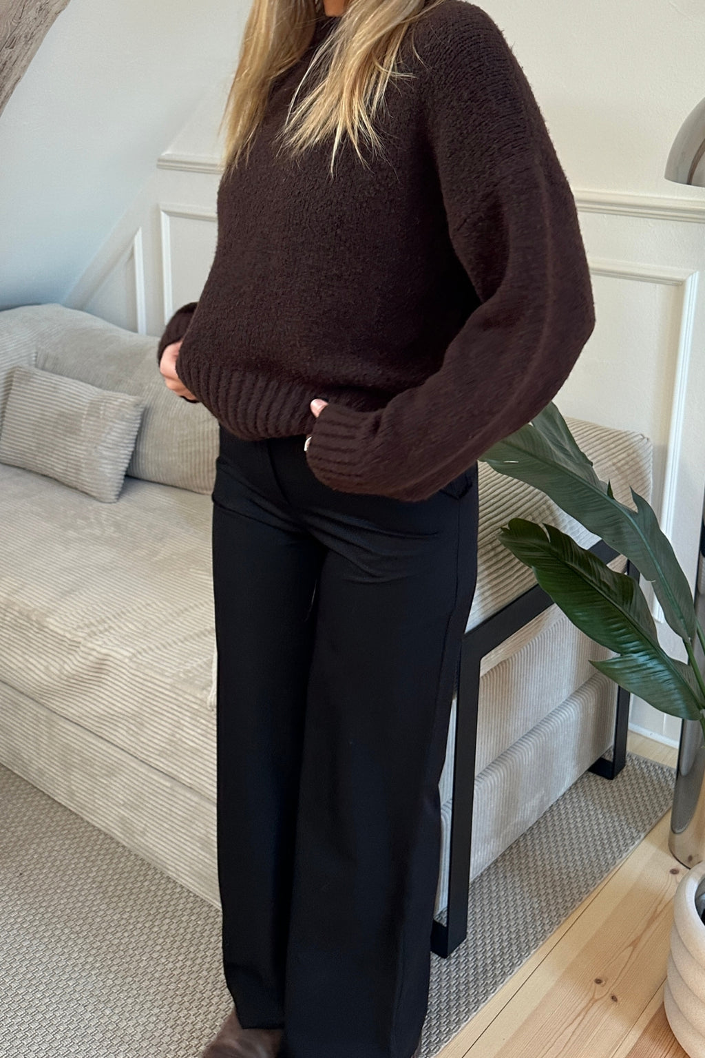 Rosalie Wide Pants - Sort