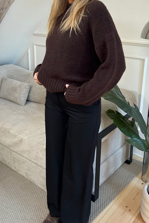 Rosalie Wide Pants - Sort